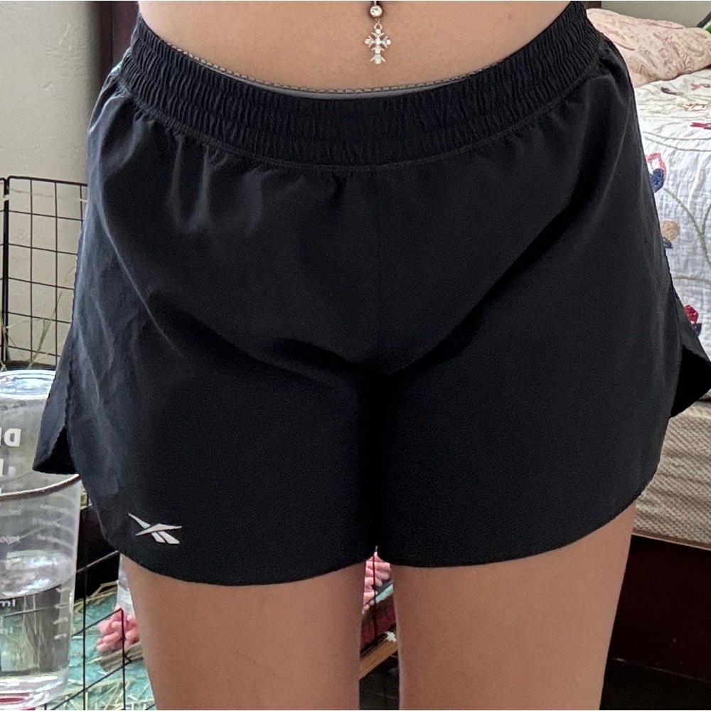 Reebok Black Athletic Shorts for Women